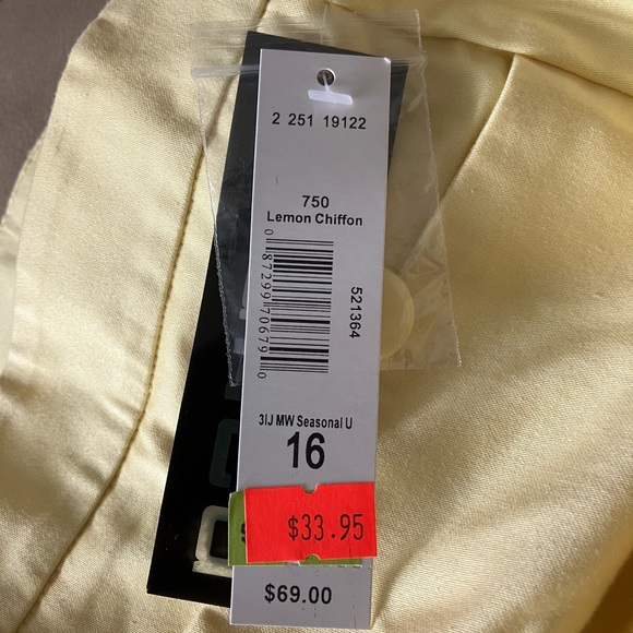NWT⭐️ $69 Bianca Nygard
Pants, Lemon Chiffon -SIZE 16 - Picture 5 of 7